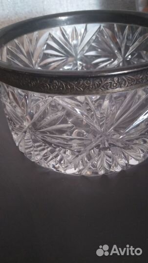 Ваза хрустальная
