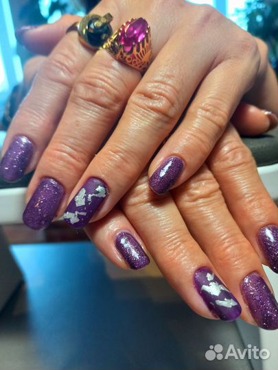 Маникюр, наращивание на дому