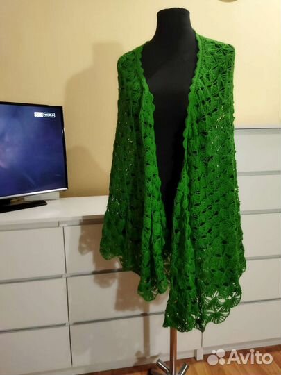 Шаль косынка ирис