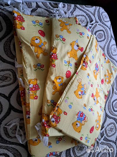 Бортики в детскую кроватку бу