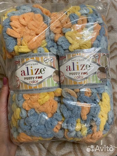 Пряжа alize puffy fine