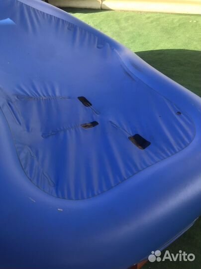 Детский надувной бассейн с горкой