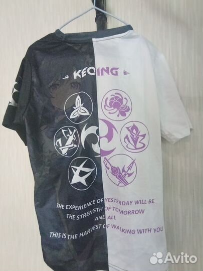 Футболка Геншин импакт кецин genshin impact