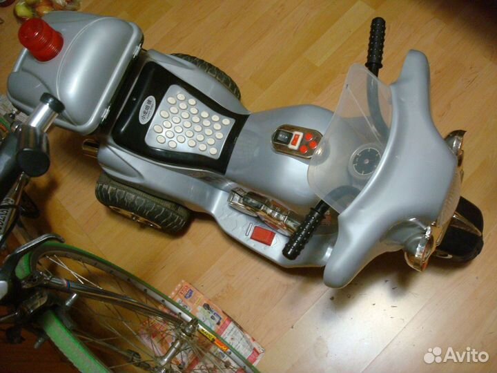 Электробайк 3-хколёсный детский