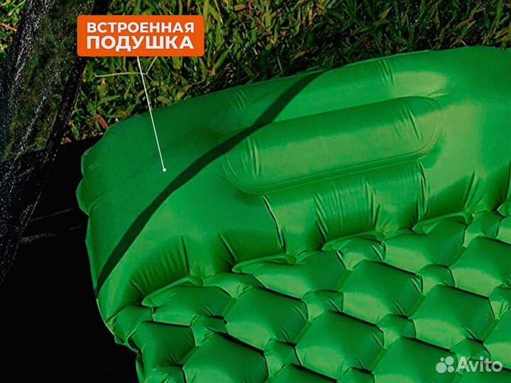 Надувной коврик туристический