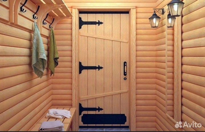 Двери деревянные для бани и сауны