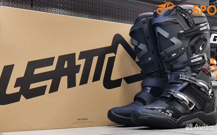 Мотоботы эндуро Leatt 5.5 чёрные