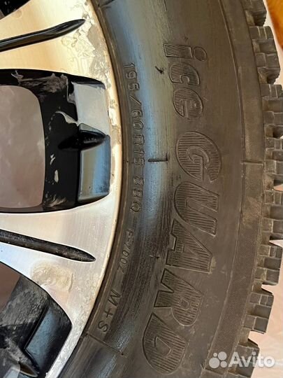 Колеса r15 зимние 4x114.3 195X60 chevrolet lacetti