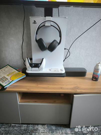 Sony playstation 5 ps5 с дисководом плюс наушники