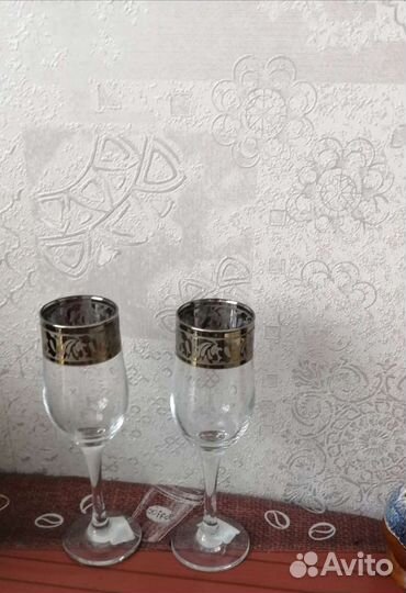 Фужеры новые