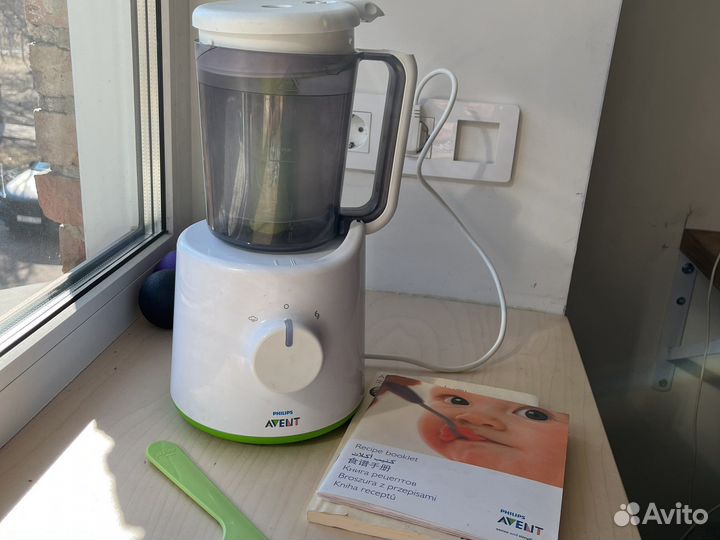 Пароварка блендер philips avent 2 в 1