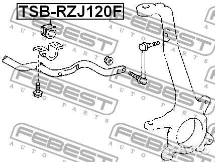 Втулка переднего стабилизатора d28