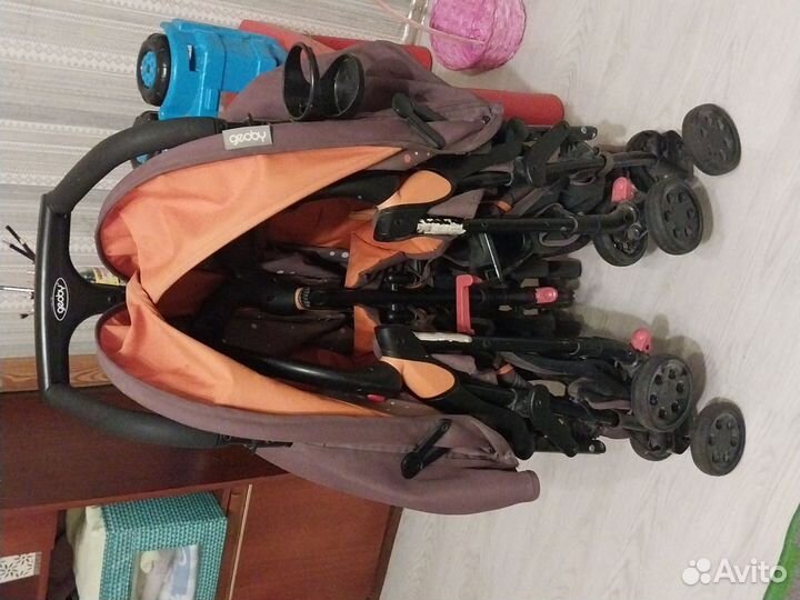 Прогулочная коляска для двойни бу geoby