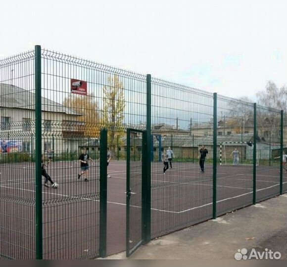 Сетка для забора 3d