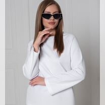 Лонгслив белый базовый, Новосибирск