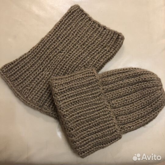 Комплект шапка+снуд