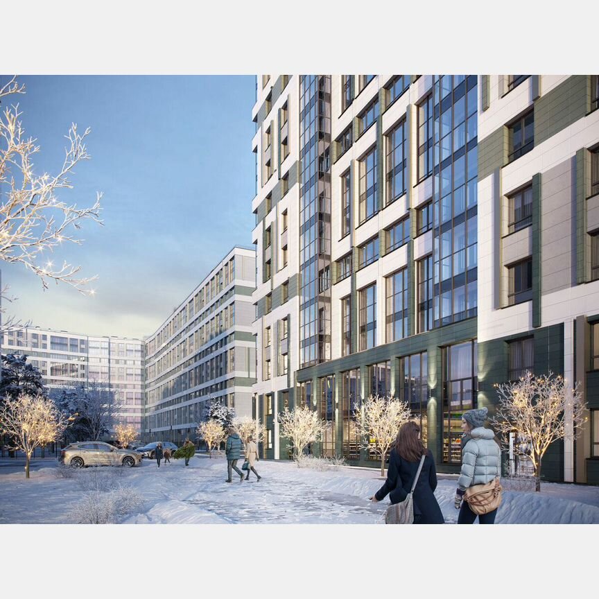 2-к. квартира, 56,6 м², 3/13 эт.