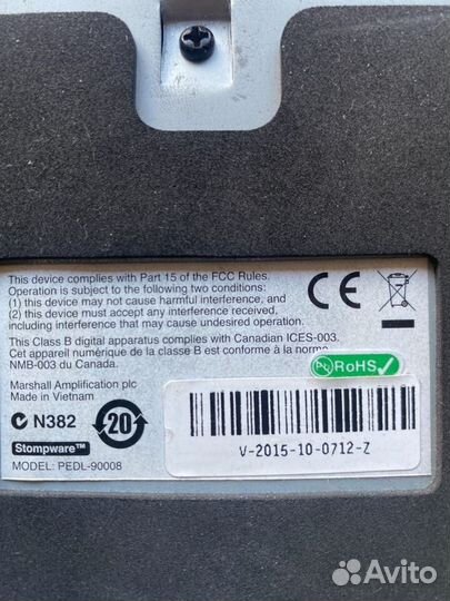 Комбик marshall mg15cfx с педалью Pedl90008
