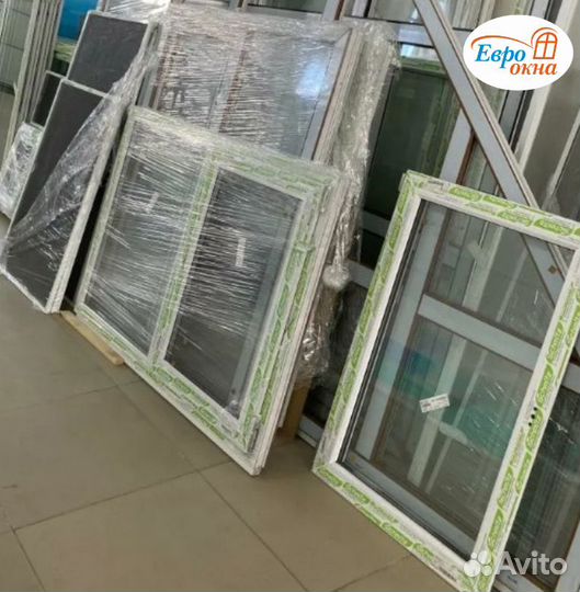Окна пластиковые не б/у