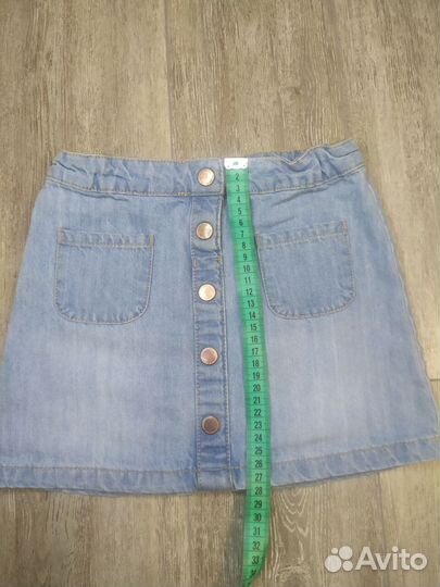 Юбка джинсовая для девочки kiabi р.6 лет