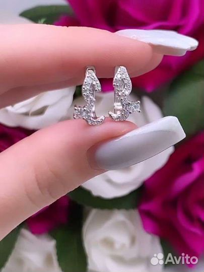 Серебряные серьги 925 пробы