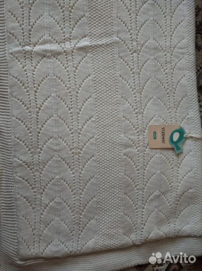 Плед детский вязаный