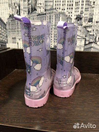 Резиновые сапоги для девочки 26/27