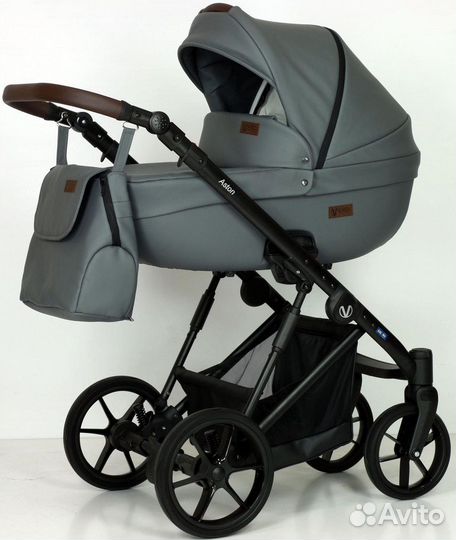 Модульная коляска Астон (3 в 1) чёрный