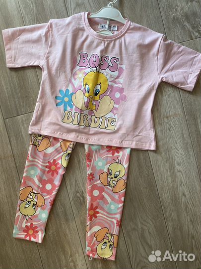 Костюм Zara на девочку с лосинами 122-128