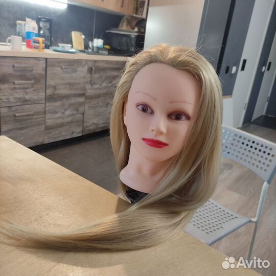 Голова манекен для причёсок на креплении
