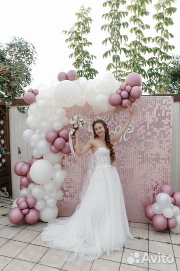 Фотозона с пайетками