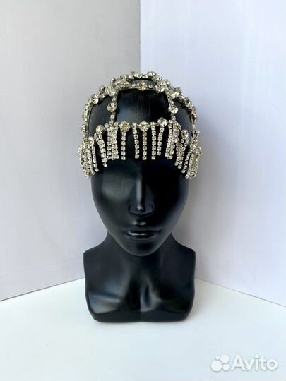 Шапочка из страз