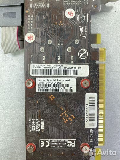 Видеокарта Palit GeForce GT 210 512Mb