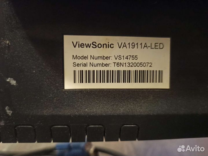 Монитор ViewSonic va1911a-led