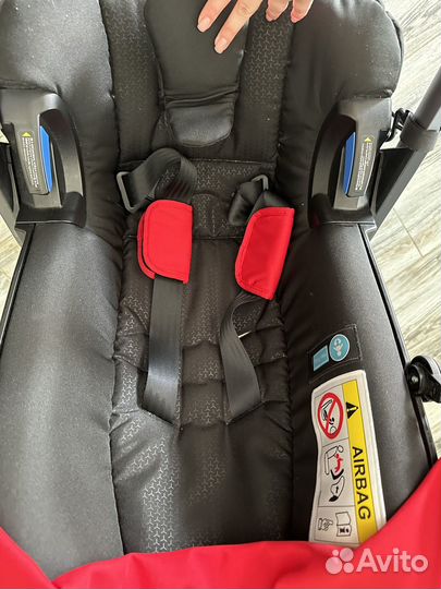 Коляска автокресло doona с базой isofix и сумкой