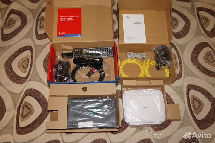 Комплект МТС роутер приставка