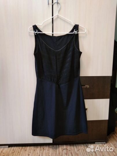 Чёрное мини платье