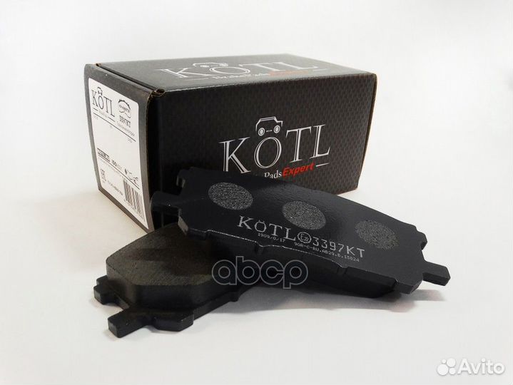 Колодки тормозные передние Lexus/Kotl/ 3397KT kotl