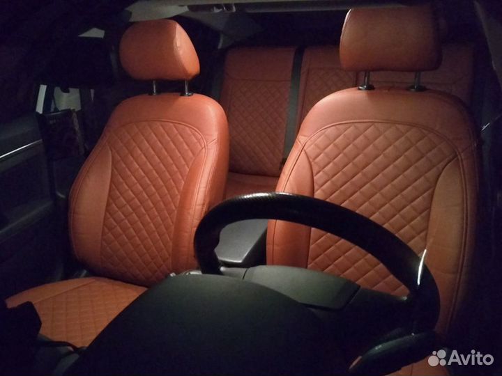 Чехлы на любую машину (авто ) эко кожа ромбик