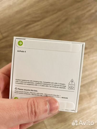 Наушники apple AirPods 4