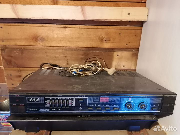 Усилитель Вега, колонки s90 радиотехника