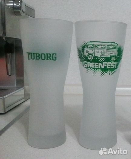 Пивные бокалы Туборг (новые)