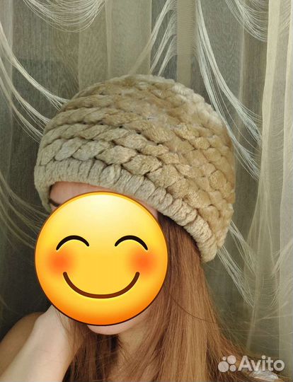 Шапка натуральный мех