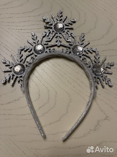 Ободок для девочки снежинка