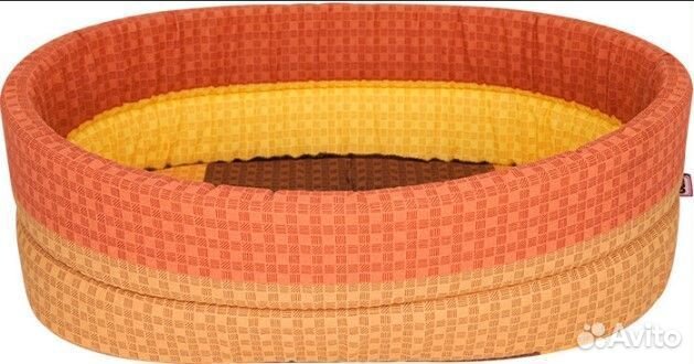 Лежанка овальная Ассорти №8 78*58*17 см в ассортим