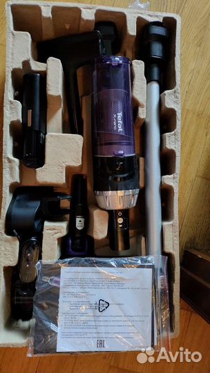 Вертикальный пылесос tefal