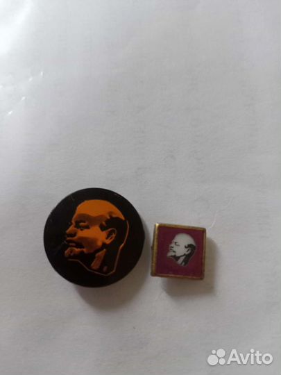 Значки СССР Ленин