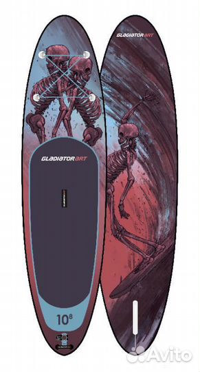 SUP Board gladiator ART 10.8 красный/синий