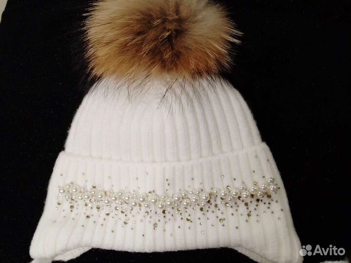 Комплект шапка и шарф