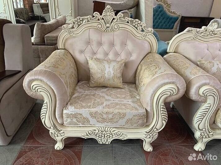 Мягкая тройка с креслами 3-ка «Корона»